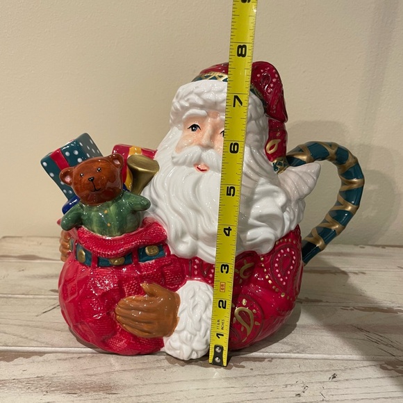 Santa Teapot Dillards Trimmings - Picture 5 of 8